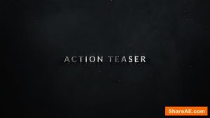 دانلود پروژه افترافکت افتتاحیه اکشن تیزر Action Teaser