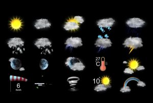 دانلود پروژه افترافکت آیکون آب و هوا Weather Icons