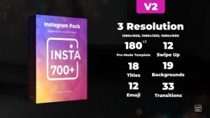 دانلود پروژه افترافکت تبلیغاتی مجموعه استوری اینستاگرام Instagram Stories Pack v2