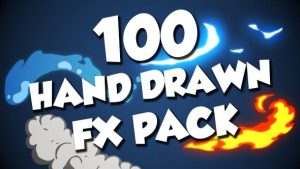 دانلود مجموعه موشن گرافیک 100 Hand Drawn FX Pack