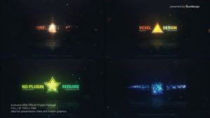 پروژه افترافکت نمایش لوگو الکترو Electro Logo Reveal