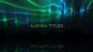 دانلود پروژه افترافکت عناوین شفق قطبی Aurora Titles