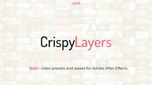 پروژه افتر افکت المان 1500 پریست ویدیویی CrispyLayers
