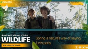 پروژه افتر افکت اسلایدشو سفر به حیات وحش Wildlife Journey