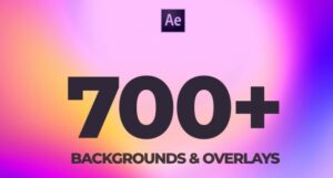 پروژه افتر افکت المان 700 بک گراند متحرک Backgrounds Pack