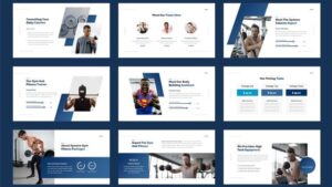 قالب پاورپوینت ورزشی بندسازی Gymora – Gym & Fitness