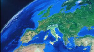 پروژه آماده افترافکت زوم نقشه جهان World Map Earth Zoom