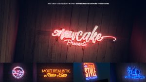 دانلود پروژه افترافکت نمایش لوگو نئون The Neon Sign