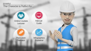 دانلود پروژه افترافکت تبلیغاتی پرزنتیشن استایل کارگر Presentation With Kyle : Worker Style