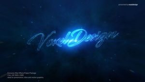 پروژه افتر افکت نمایش لوگو پاریتکل Dust Logo Reveal