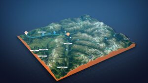 پروژه افتر افکت ساخت مسیر سه بعدی Terrain Builder Pro
