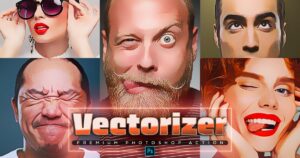 دانلود اکشن فتوشاپ وکتورساز Vectorizer Photoshop Action
