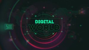 دانلود پروژه افترافکت نمایش لوگو دنیای دیجیتال Digital World Opener