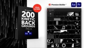 دانلود پروژه پریمیر المان 200 بک گراند متحرک Kinetic Backgrounds