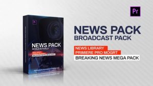 دانلود پروژه پریمیر برودکست بسته پخش اخبار News Library – Broadcast Pack
