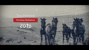 دانلود پروژه افترافکت اسلایدشو پارالاکس گذر تاریخ History Parallax Slideshow