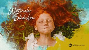 پروژه آماده افترافکت اسلایدشو آبرنگ Watercolor Slideshow