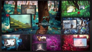 دانلود پروژه افترافکت نمایش های ویدیویی اسلاید شو جنگل رویایی Dreaming Forest Slideshow