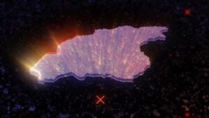 فوتیج بک گراند موشن گرافیک نقشه دیجیتال ایران Iran Map