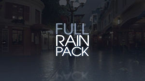 مجموعه فوتیج موشن گرافیک بارش باران Rain Pack