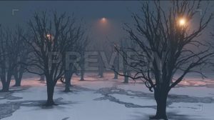 فوتیج موشن گرافیک چراغ های پارک Lights On The Park
