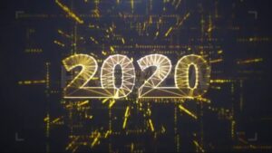 فوتیج بک گراند موشن گرافیک لوگو سال 2020 logo