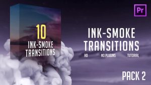 دانلود پروژه آماده پریمیر ترانزیشن دود و جوهر Ink-Smoke Transitions Pack 2