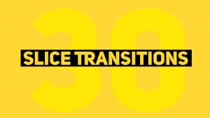 مجموعه 30 پریست ترانزیشن پریمیر Slice Transitions