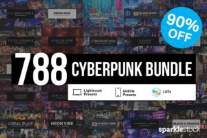 دانلود 788 پریست رنگ سایبرپانگ Cyberpunk Luts