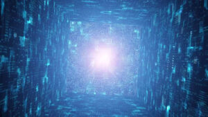 فوتیج بک گراند درون یک کامپیوتر کوانتومی Quantum Computer