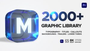پروژه پریمیر المان 2000 گرافیک متحرک Graphics Library