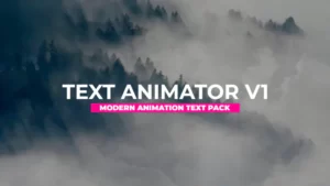 دانلود پروژه آماده پریمیر تایتل انیماتور آینده نگر Futuristic Text Animator V4