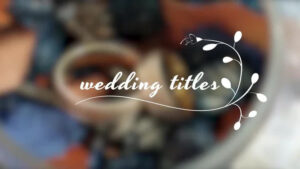 دانلود 10 تایتل آماده پریمیر برای جشن عروسی Wedding Titles