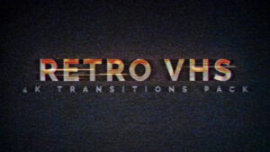 فوتیج آماده مجموعه ترانزیشن افکت قدیمی VHS