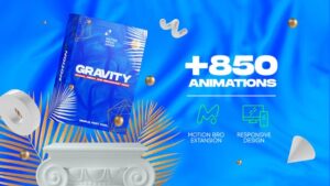 پروژه موشن گرافیک جعبه ابزار شبکه های اجتماعی Gravity