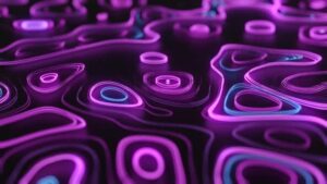 فوتیج آماده بک گراند موشن گرافیک نئون لوپ Abstract Neon Loop
