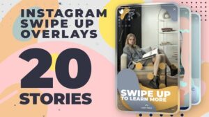 پروژه پریمیر 20 سوایپ آپ مدرن استوری اینستاگرام Instagram Swipe Up