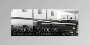 اسکریپت Create3DShapes تبدیل shape های دو بعدی به سه بعدی به همراه کرک