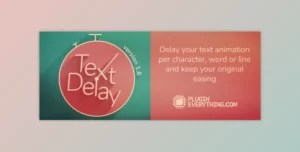 پلاگین TextDelay زیباسازی جزئیات متن در هنگام جابه جایی همراه کرک