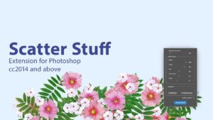 اسکریپت Scatter Stuff PS تهیه کپی از یک جسم در فتوشاپ