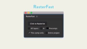 اسکریپت RasterFast عملیات Rasterize برای تمام لایه ها به همراه کرک