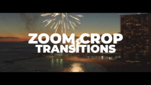 پریست آماده پریمیر ترانزیشن زوم با کراپ ویدیو Zoom Crop