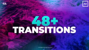 پروژه آماده افترافکت ترانزیشن Modern Transitions
