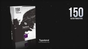 پروژه آماده افترافکت ترانزیشن 150 Glitch Transitions Pack
