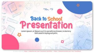 پروژه افتر افکت وله بازگشت به مدرسه School Presentation