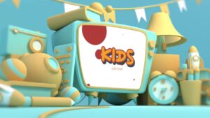 پروژه افترافکت پخش برنامه کودک Kids TV Broadcast