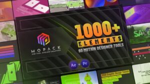 دانلود پروژه پریمیر و افتر افکت 1000 المان متحرک کاربردی MoPack