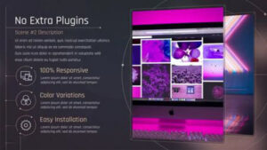 پروژه افتر افکت معرفی وبسایت Elegant Website