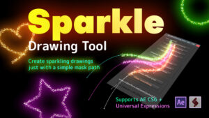 دانلود اسکریپت Sparkle Drawing Tool برای افترافکت به همراه کرک