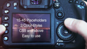 پروژه آماده افتر افکت تبلیغ عکاسی با دوربین DSLR